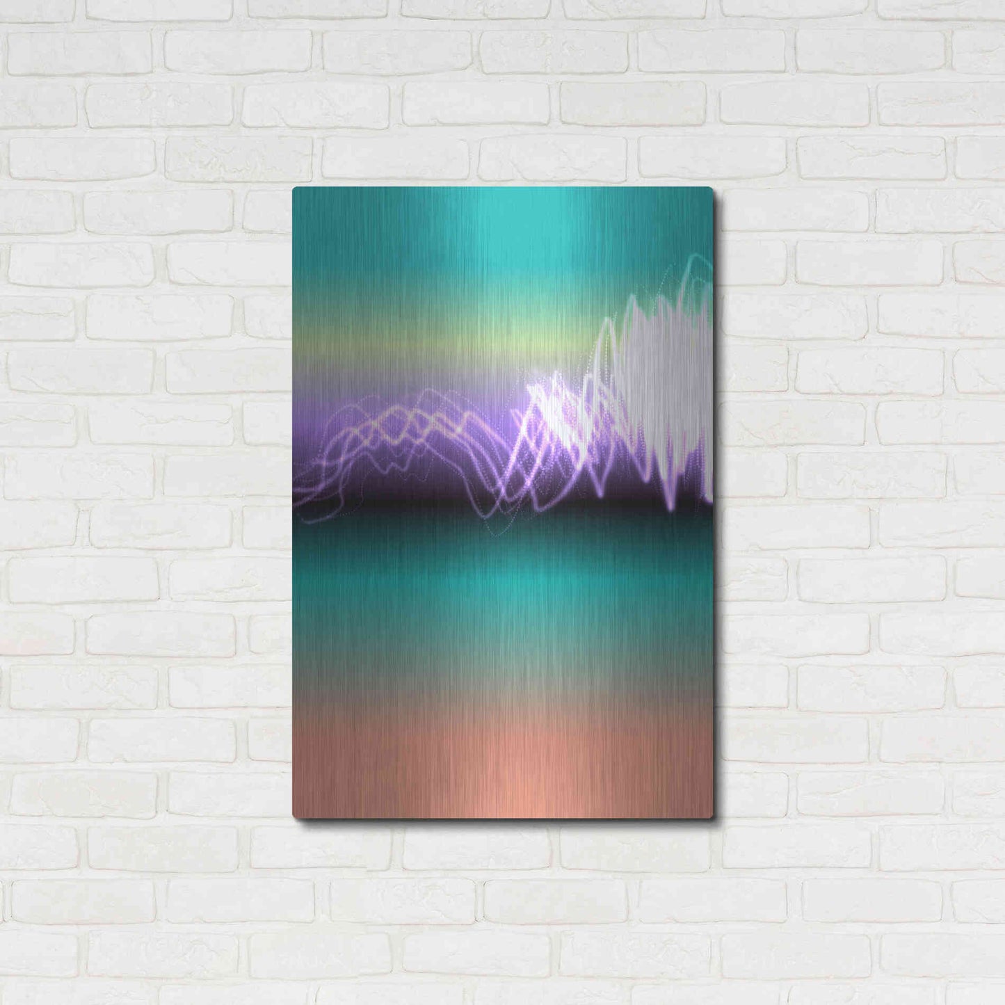 Luxe Metal Art 'Mysterious Light 17' by Irena Orlov, Metal Wall Art,24x36