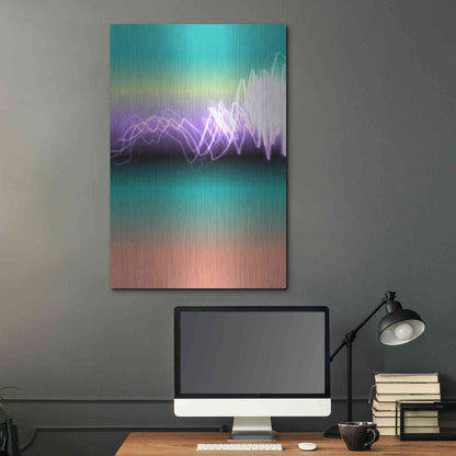 Luxe Metal Art 'Mysterious Light 17' by Irena Orlov, Metal Wall Art,24x36