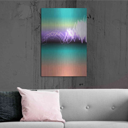 Luxe Metal Art 'Mysterious Light 17' by Irena Orlov, Metal Wall Art,24x36