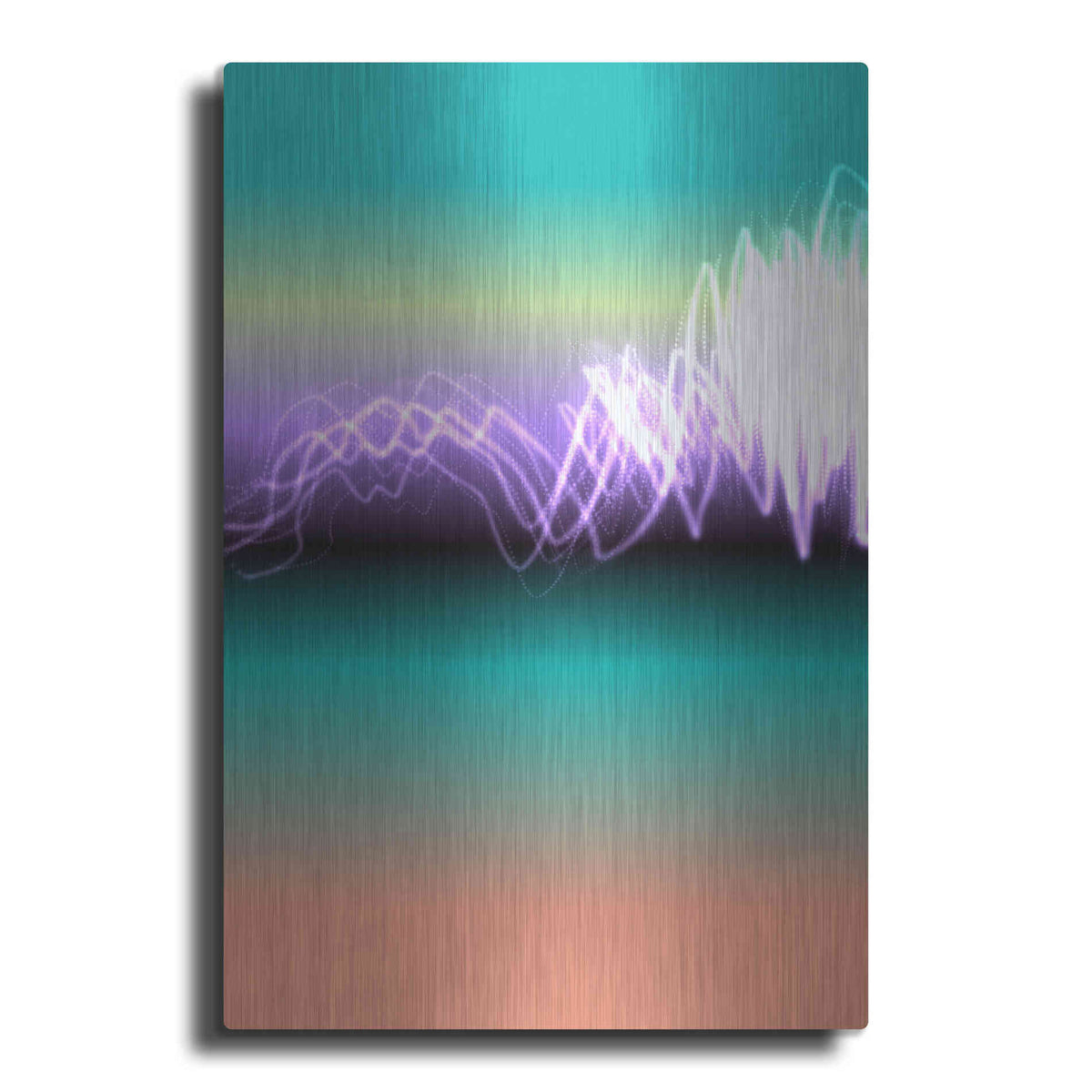 Luxe Metal Art 'Mysterious Light 17' by Irena Orlov, Metal Wall Art