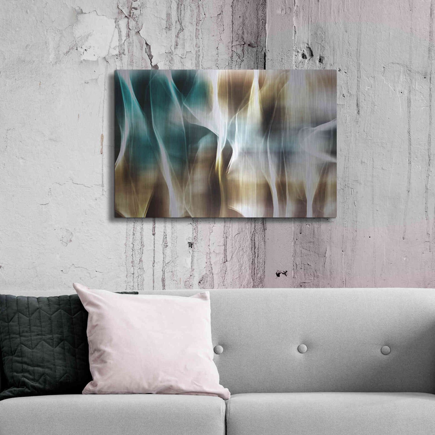 Luxe Metal Art 'Mysterious Light 18' by Irena Orlov, Metal Wall Art,36x24