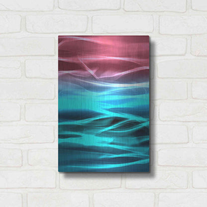 Luxe Metal Art 'Mysterious Light 19' by Irena Orlov, Metal Wall Art,12x16