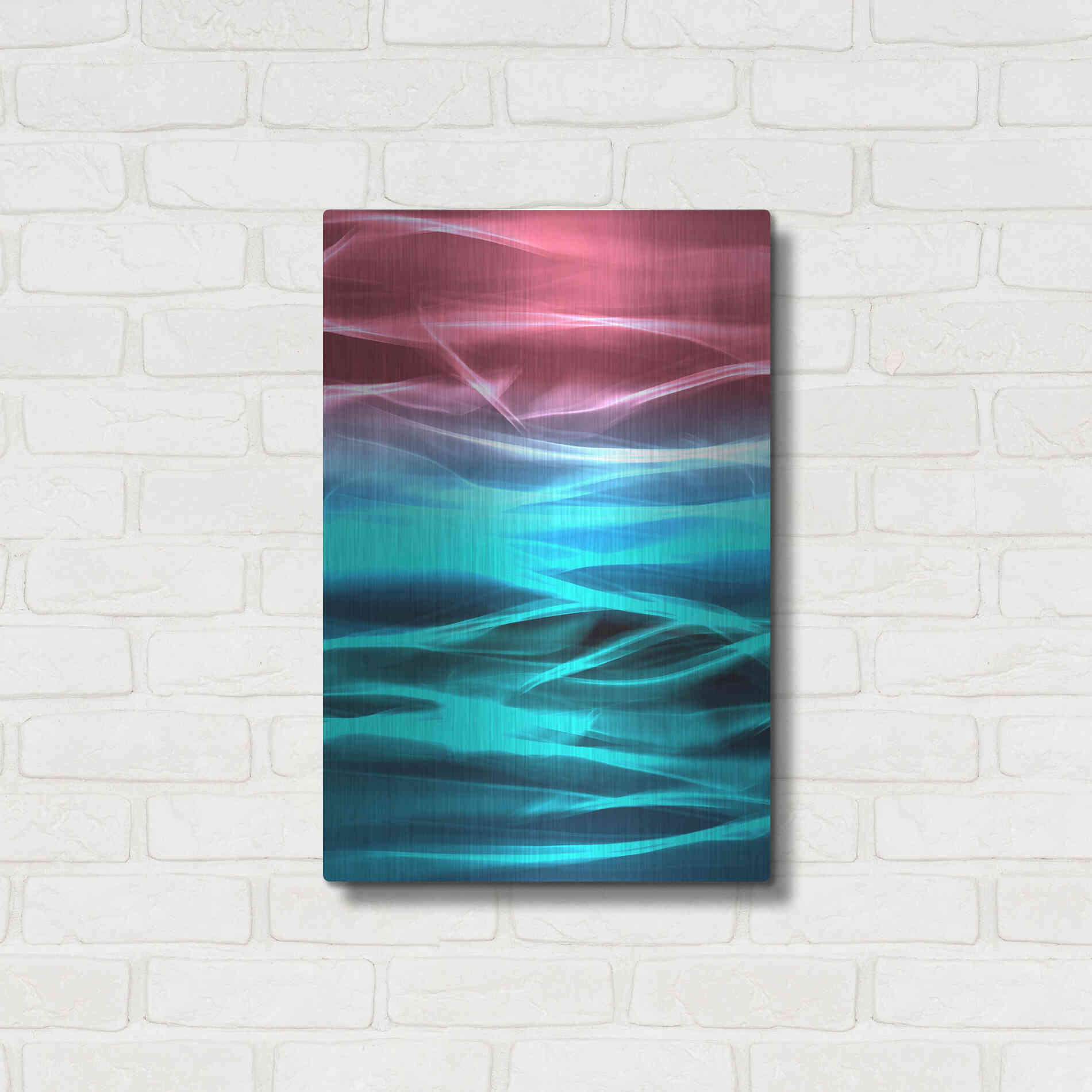 Luxe Metal Art 'Mysterious Light 19' by Irena Orlov, Metal Wall Art,16x24
