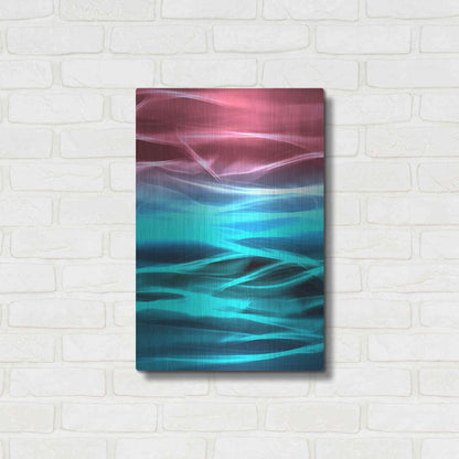 Luxe Metal Art 'Mysterious Light 19' by Irena Orlov, Metal Wall Art,16x24
