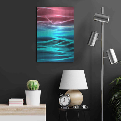 Luxe Metal Art 'Mysterious Light 19' by Irena Orlov, Metal Wall Art,16x24