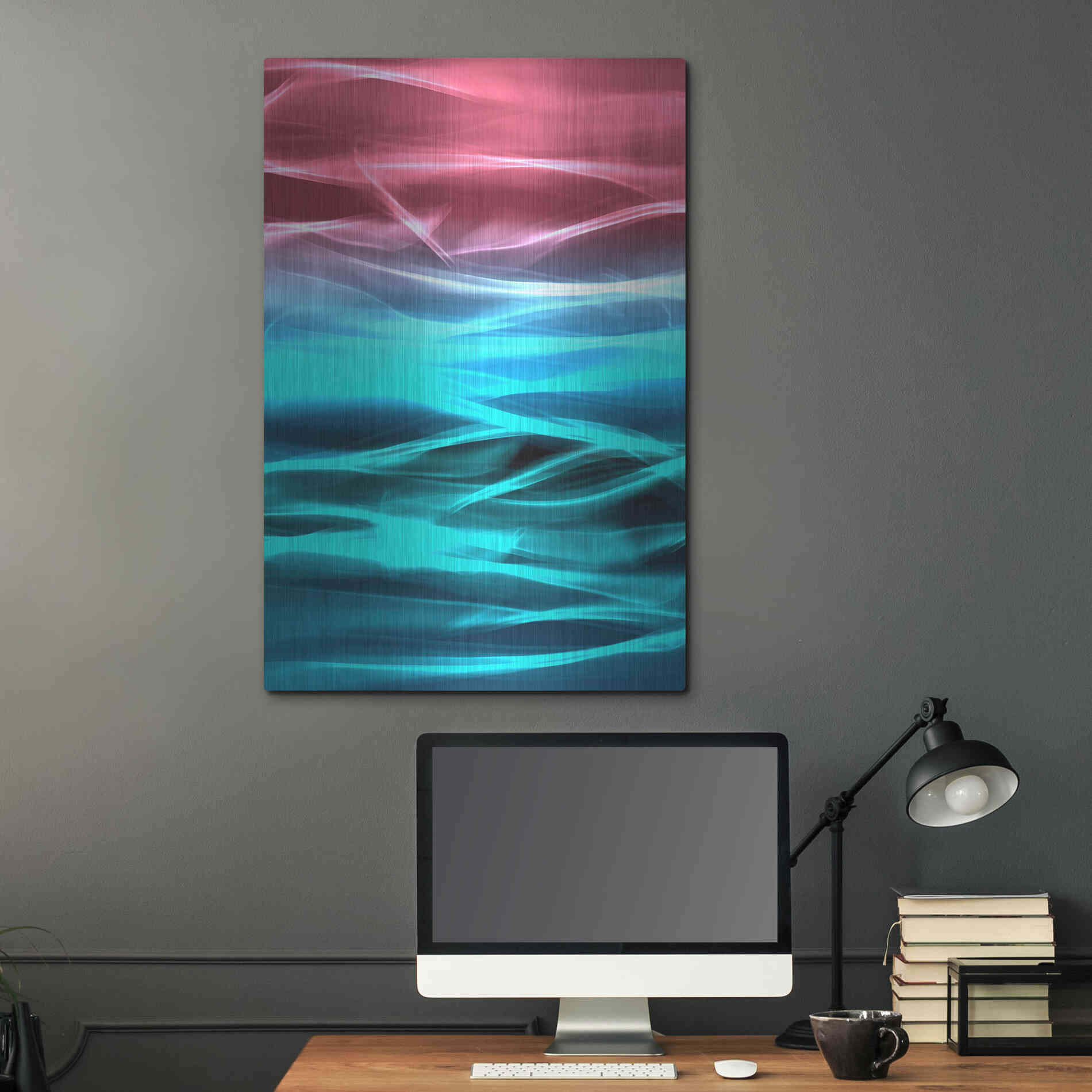 Luxe Metal Art 'Mysterious Light 19' by Irena Orlov, Metal Wall Art,24x36
