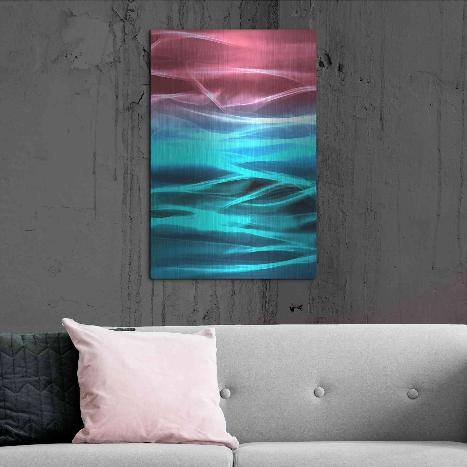 Luxe Metal Art 'Mysterious Light 19' by Irena Orlov, Metal Wall Art,24x36