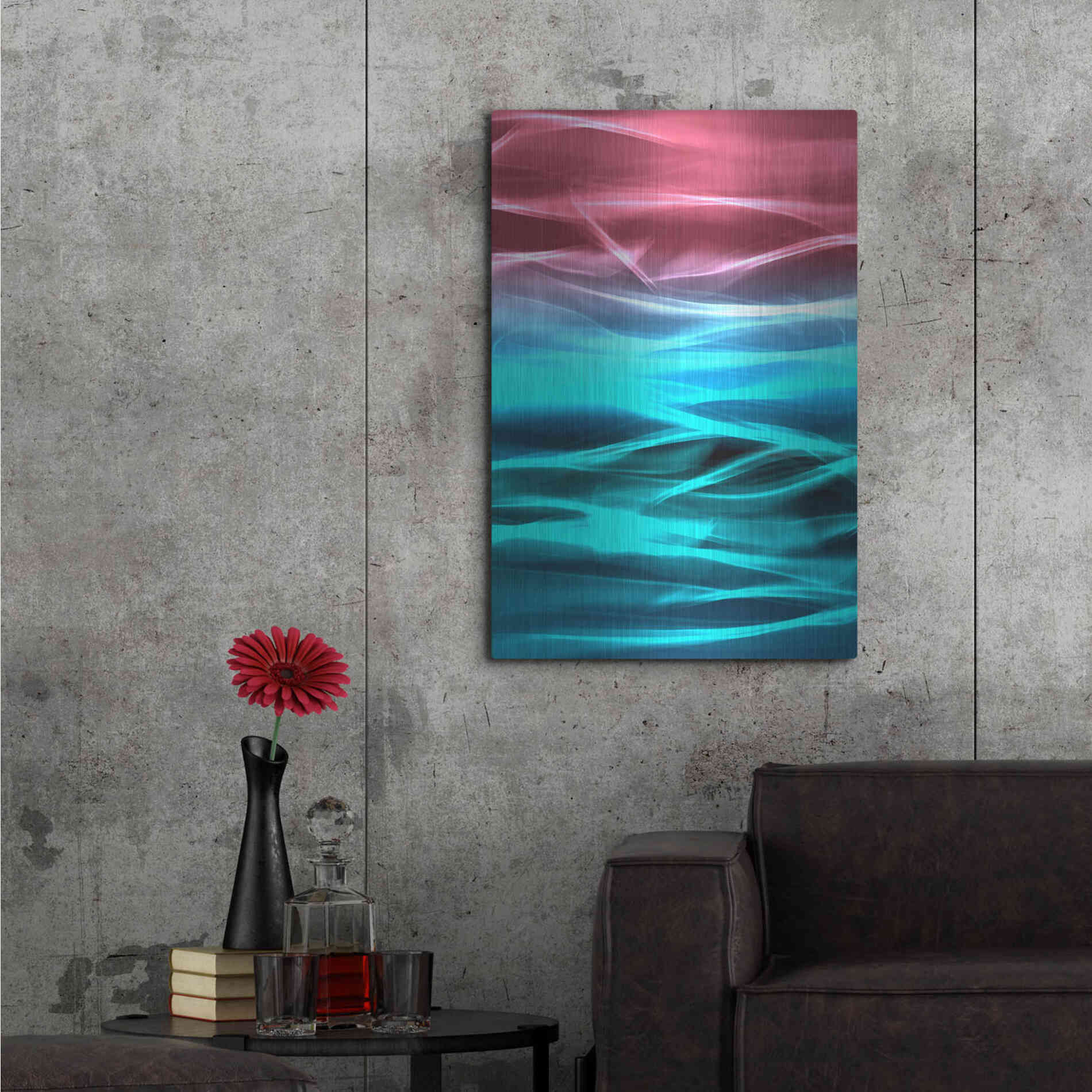 Luxe Metal Art 'Mysterious Light 19' by Irena Orlov, Metal Wall Art,24x36