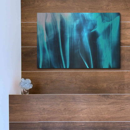 Luxe Metal Art 'Mysterious Light 20' by Irena Orlov, Metal Wall Art,16x12