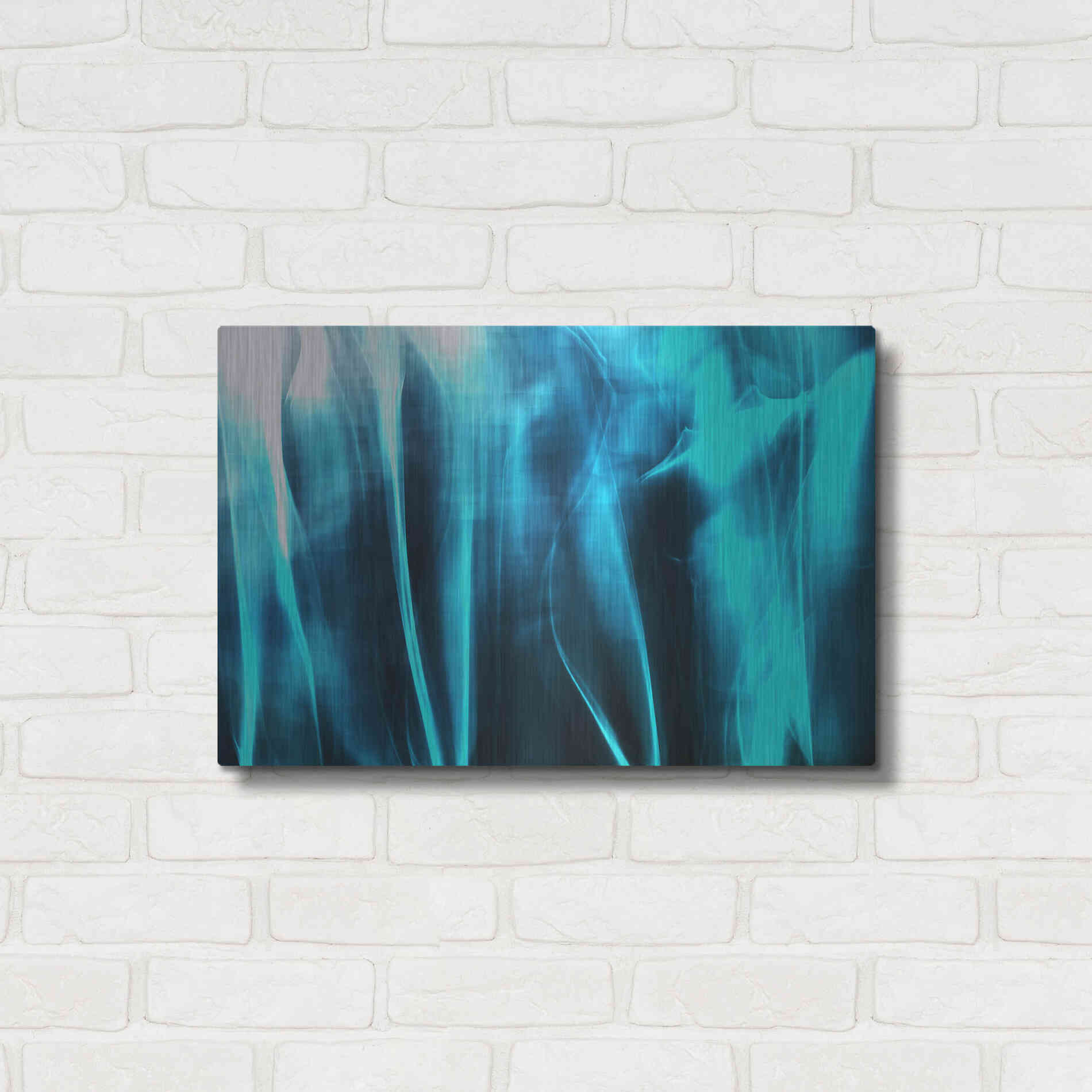 Luxe Metal Art 'Mysterious Light 20' by Irena Orlov, Metal Wall Art,24x16