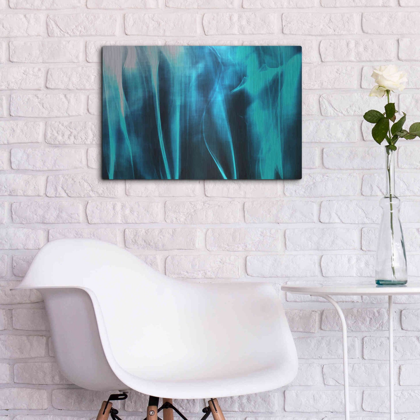 Luxe Metal Art 'Mysterious Light 20' by Irena Orlov, Metal Wall Art,24x16