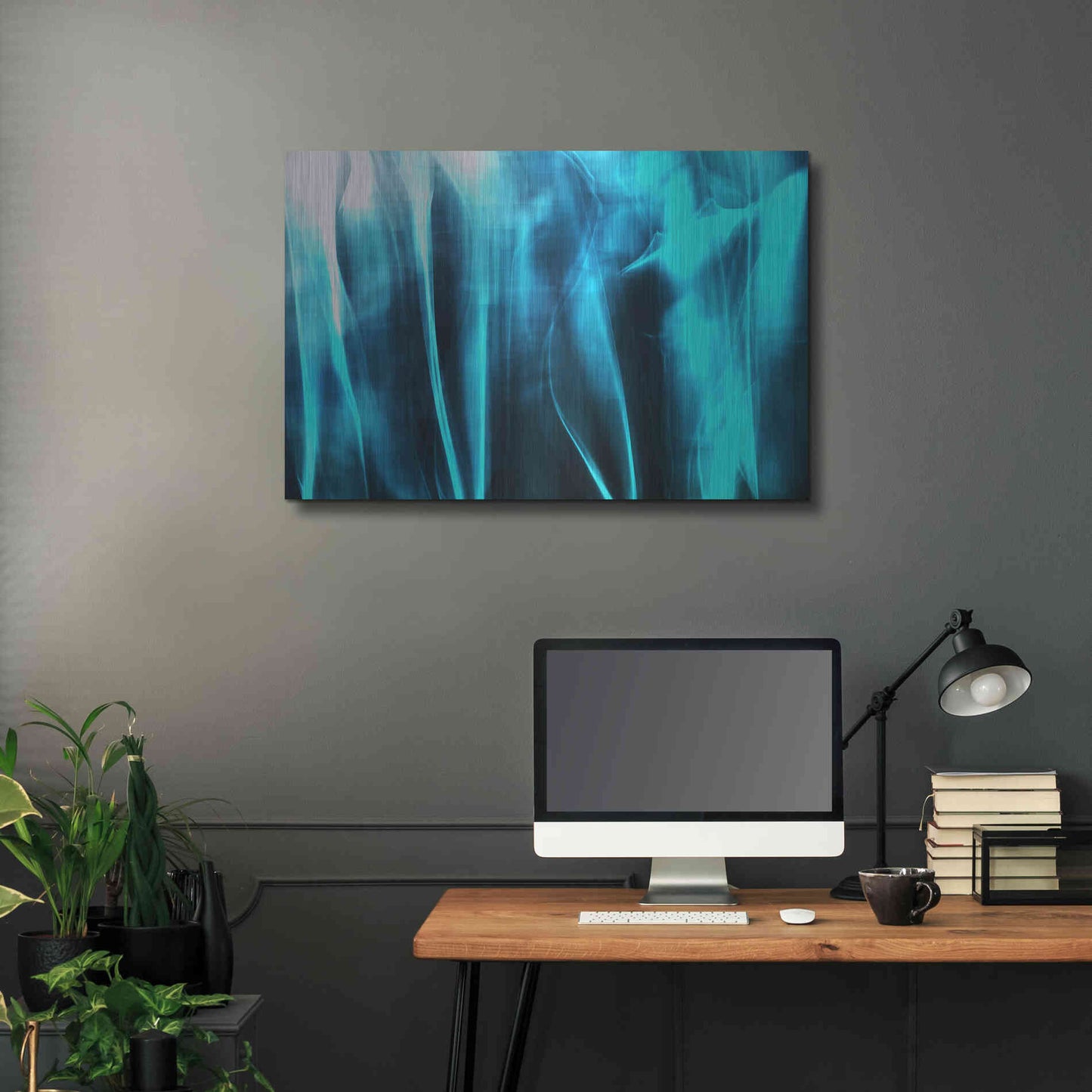 Luxe Metal Art 'Mysterious Light 20' by Irena Orlov, Metal Wall Art,36x24