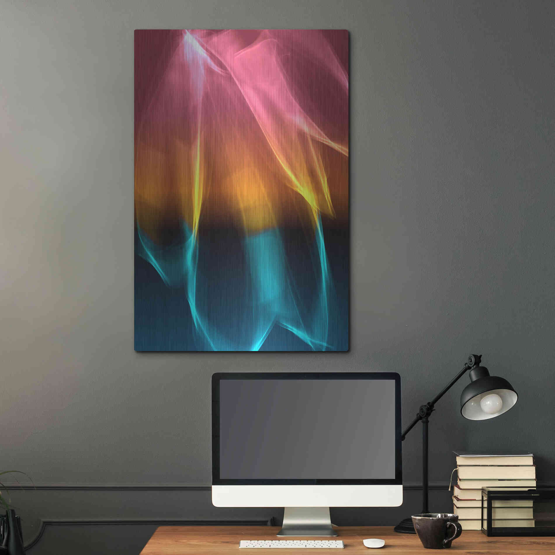 Luxe Metal Art 'Mysterious Light 21' by Irena Orlov, Metal Wall Art,24x36