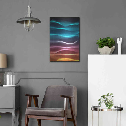Luxe Metal Art 'Mysterious Light 22' by Irena Orlov, Metal Wall Art,16x24