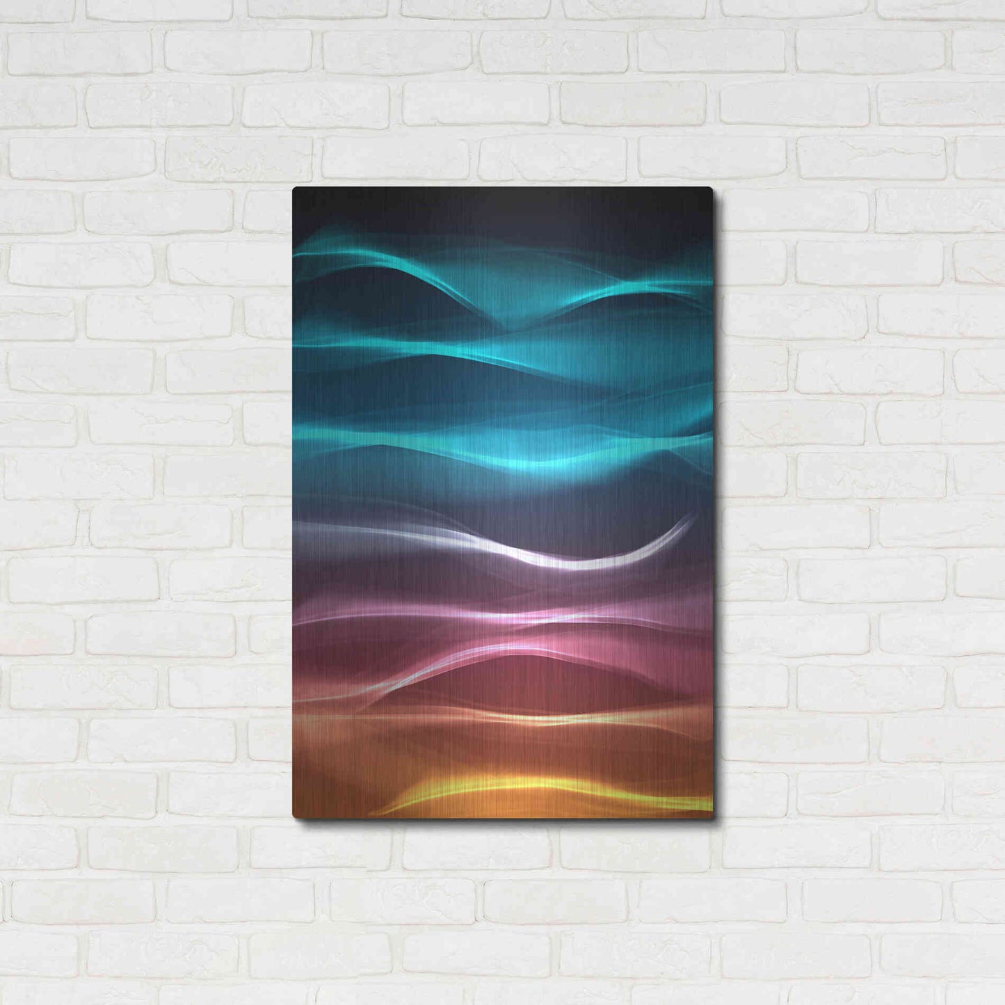 Luxe Metal Art 'Mysterious Light 22' by Irena Orlov, Metal Wall Art,24x36
