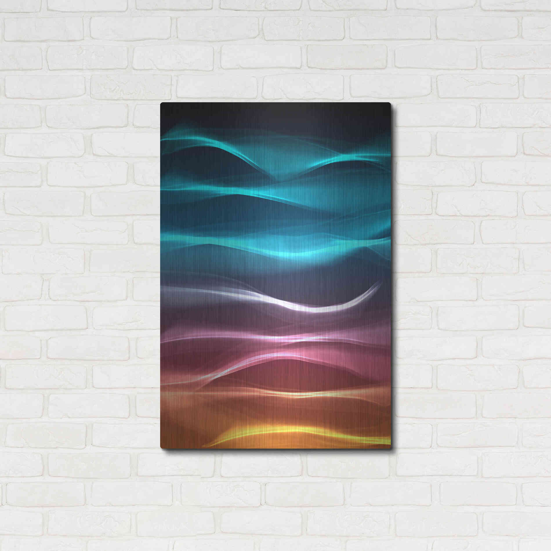Luxe Metal Art 'Mysterious Light 22' by Irena Orlov, Metal Wall Art,24x36