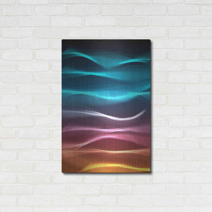 Luxe Metal Art 'Mysterious Light 22' by Irena Orlov, Metal Wall Art,24x36