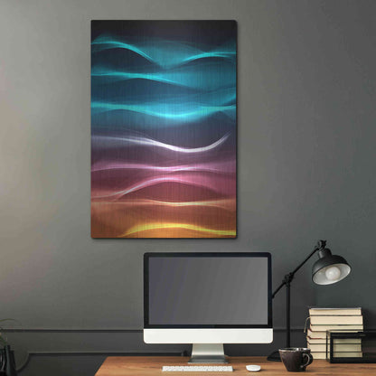 Luxe Metal Art 'Mysterious Light 22' by Irena Orlov, Metal Wall Art,24x36
