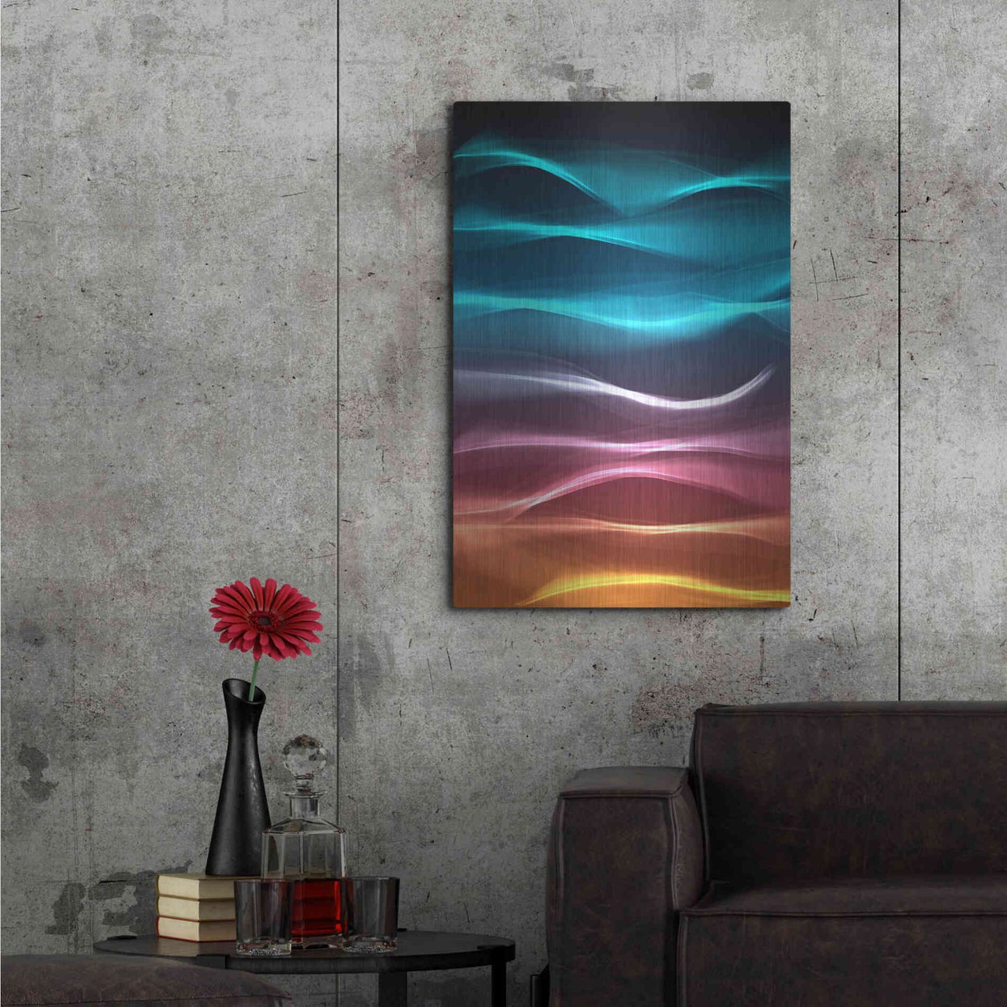 Luxe Metal Art 'Mysterious Light 22' by Irena Orlov, Metal Wall Art,24x36