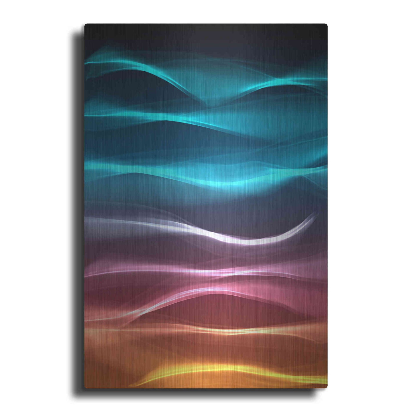 Luxe Metal Art 'Mysterious Light 22' by Irena Orlov, Metal Wall Art