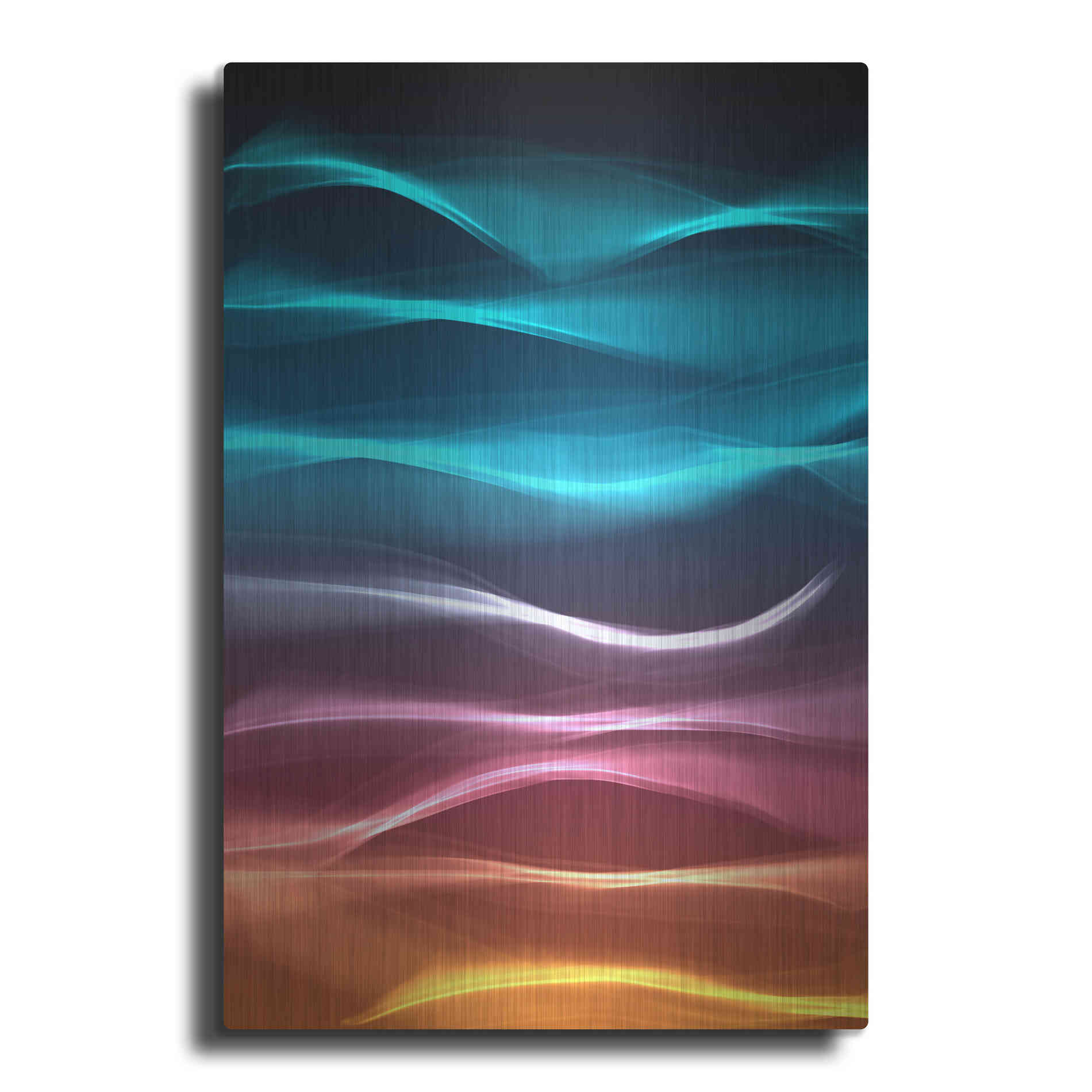 Luxe Metal Art 'Mysterious Light 22' by Irena Orlov, Metal Wall Art