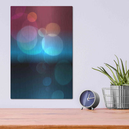 Luxe Metal Art 'Mysterious Light 23' by Irena Orlov, Metal Wall Art,12x16