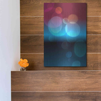 Luxe Metal Art 'Mysterious Light 23' by Irena Orlov, Metal Wall Art,12x16