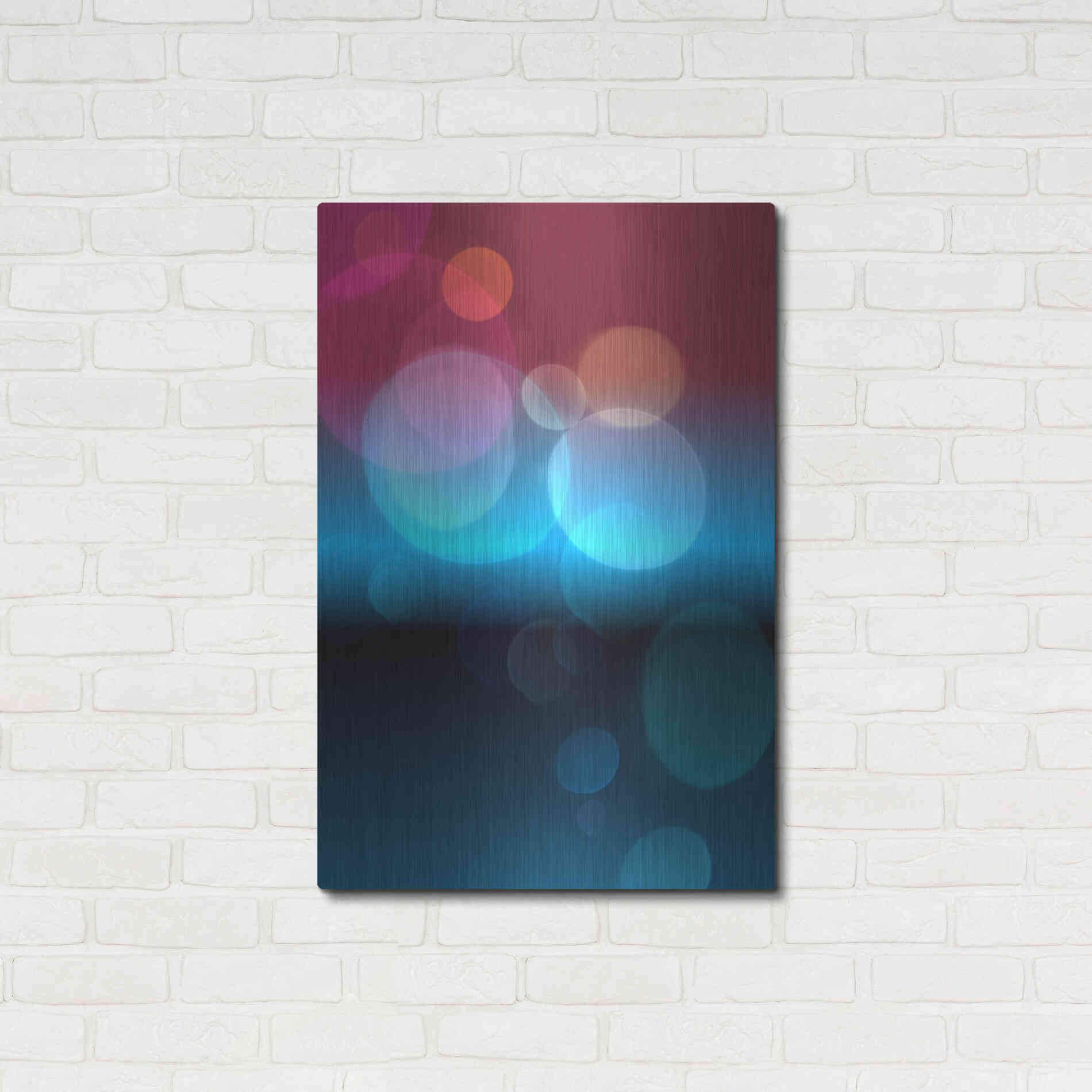 Luxe Metal Art 'Mysterious Light 23' by Irena Orlov, Metal Wall Art,24x36