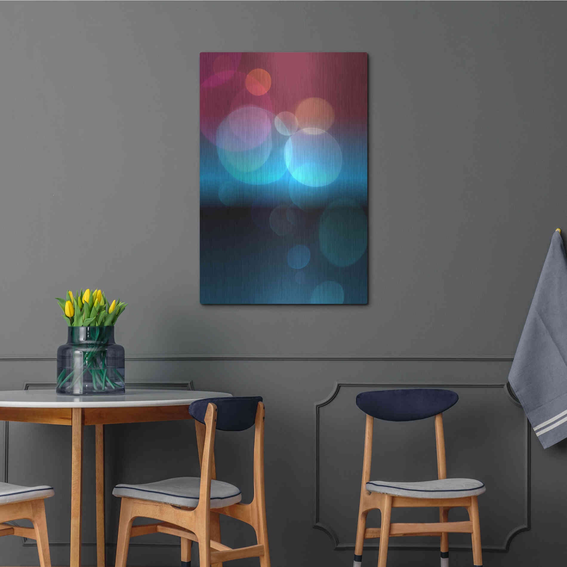 Luxe Metal Art 'Mysterious Light 23' by Irena Orlov, Metal Wall Art,24x36