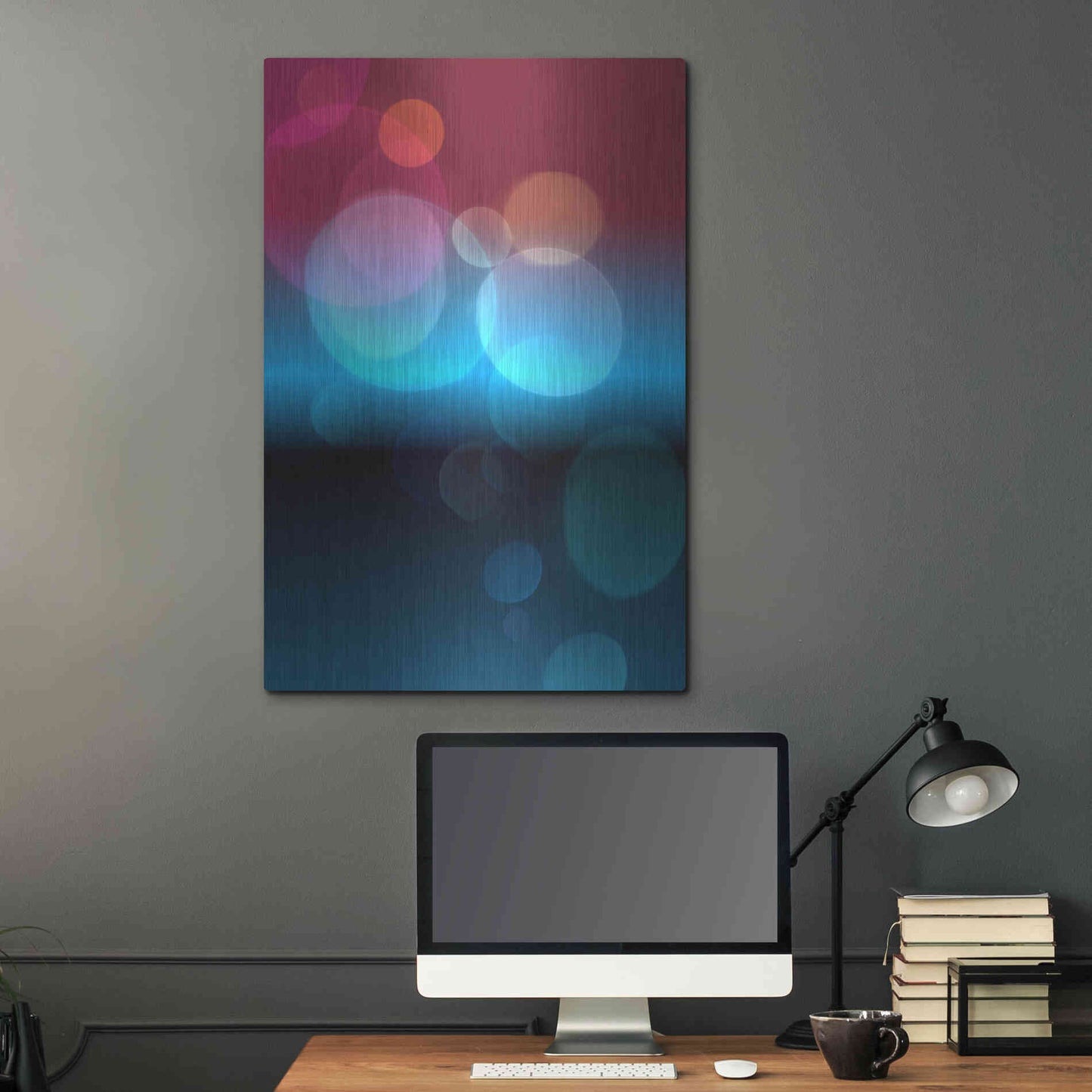 Luxe Metal Art 'Mysterious Light 23' by Irena Orlov, Metal Wall Art,24x36