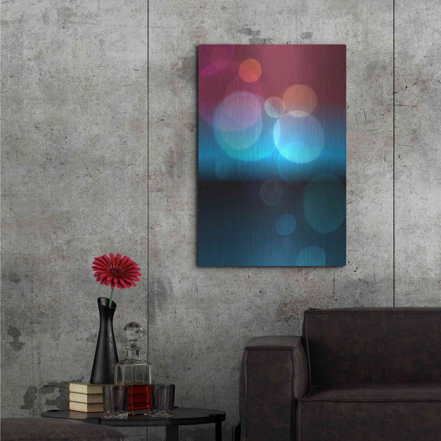 Luxe Metal Art 'Mysterious Light 23' by Irena Orlov, Metal Wall Art,24x36