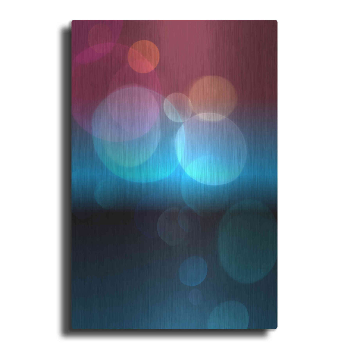 Luxe Metal Art 'Mysterious Light 23' by Irena Orlov, Metal Wall Art