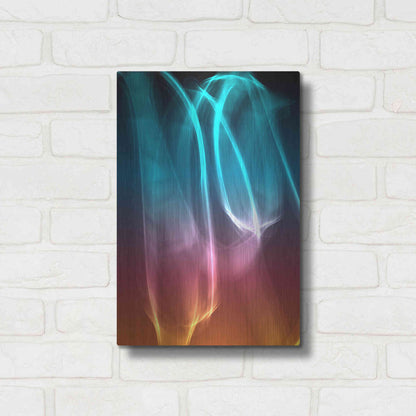 Luxe Metal Art 'Mysterious Light 26' by Irena Orlov, Metal Wall Art,12x16