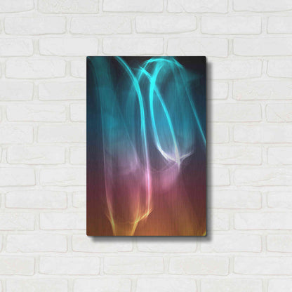 Luxe Metal Art 'Mysterious Light 26' by Irena Orlov, Metal Wall Art,16x24