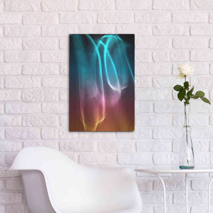 Luxe Metal Art 'Mysterious Light 26' by Irena Orlov, Metal Wall Art,16x24