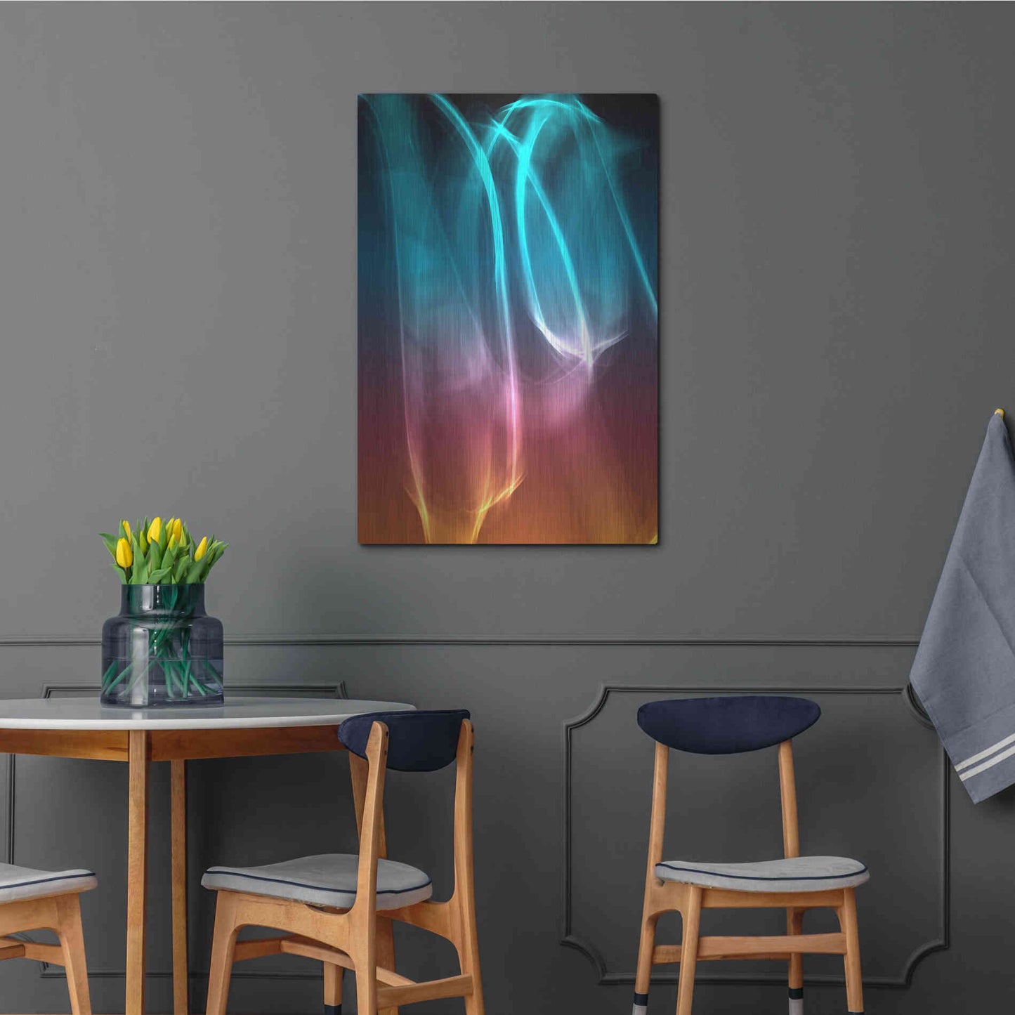 Luxe Metal Art 'Mysterious Light 26' by Irena Orlov, Metal Wall Art,24x36