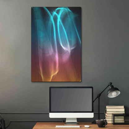 Luxe Metal Art 'Mysterious Light 26' by Irena Orlov, Metal Wall Art,24x36