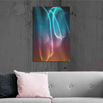Luxe Metal Art 'Mysterious Light 26' by Irena Orlov, Metal Wall Art,24x36