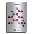 Luxe Metal Art 'Vanilla Molecule' by Luxe Portfolio, Metal Wall Art