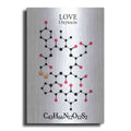 Luxe Metal Art 'Oxytocin Molecule' by Luxe Portfolio, Metal Wall Art