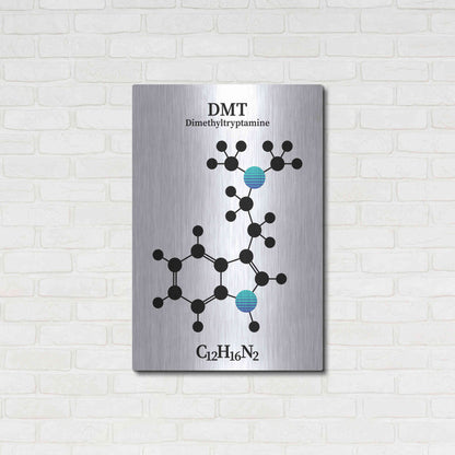 Luxe Metal Art 'DMT Molecule 2' by Luxe Portfolio, Metal Wall Art,24x36