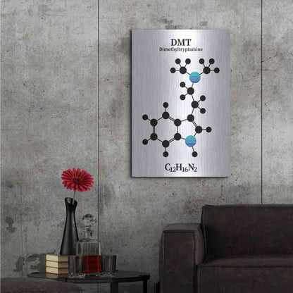 Luxe Metal Art 'DMT Molecule 2' by Luxe Portfolio, Metal Wall Art,24x36