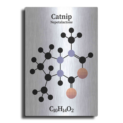 Luxe Metal Art 'Catnip Molecule' by Luxe Portfolio, Metal Wall Art