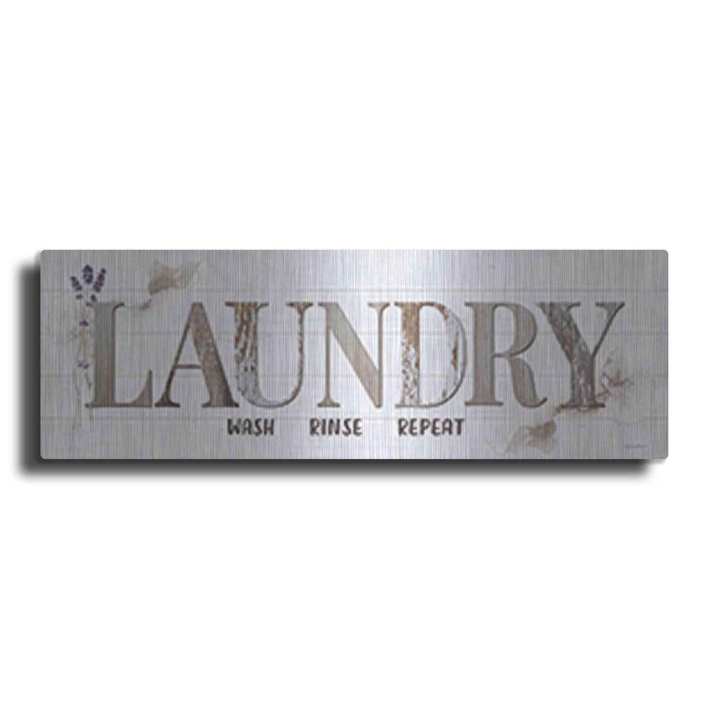 Luxe Metal Art 'Laundry' by Susie Boyer, Metal Wall Art