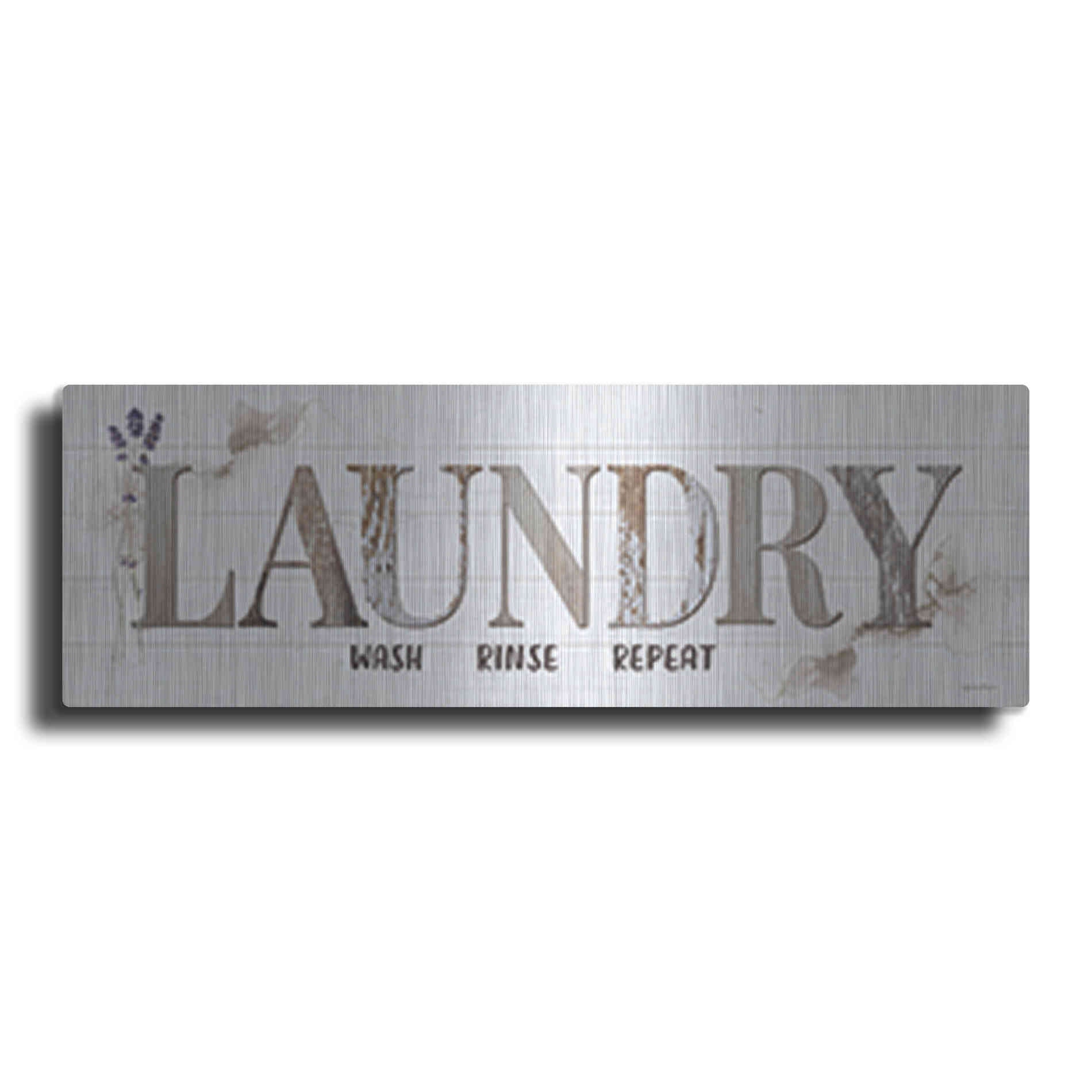 Luxe Metal Art 'Laundry' by Susie Boyer, Metal Wall Art