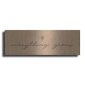 Luxe Metal Art 'Everything Grows' by Lady Louise Designs, Metal Wall Art