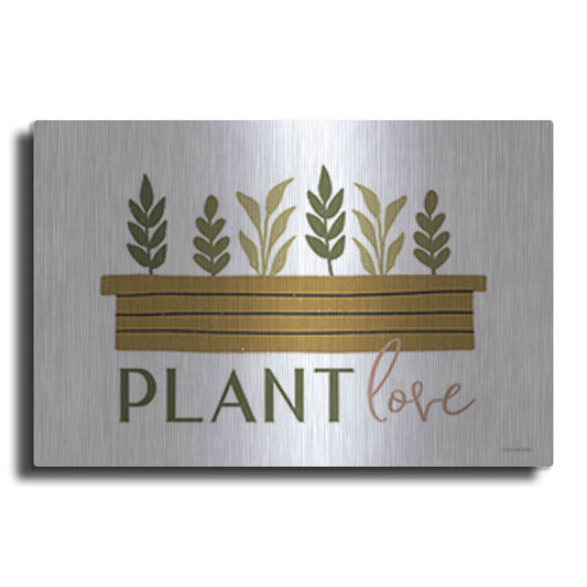 Luxe Metal Art 'Plant Love' by Lady Louise Designs, Metal Wall Art