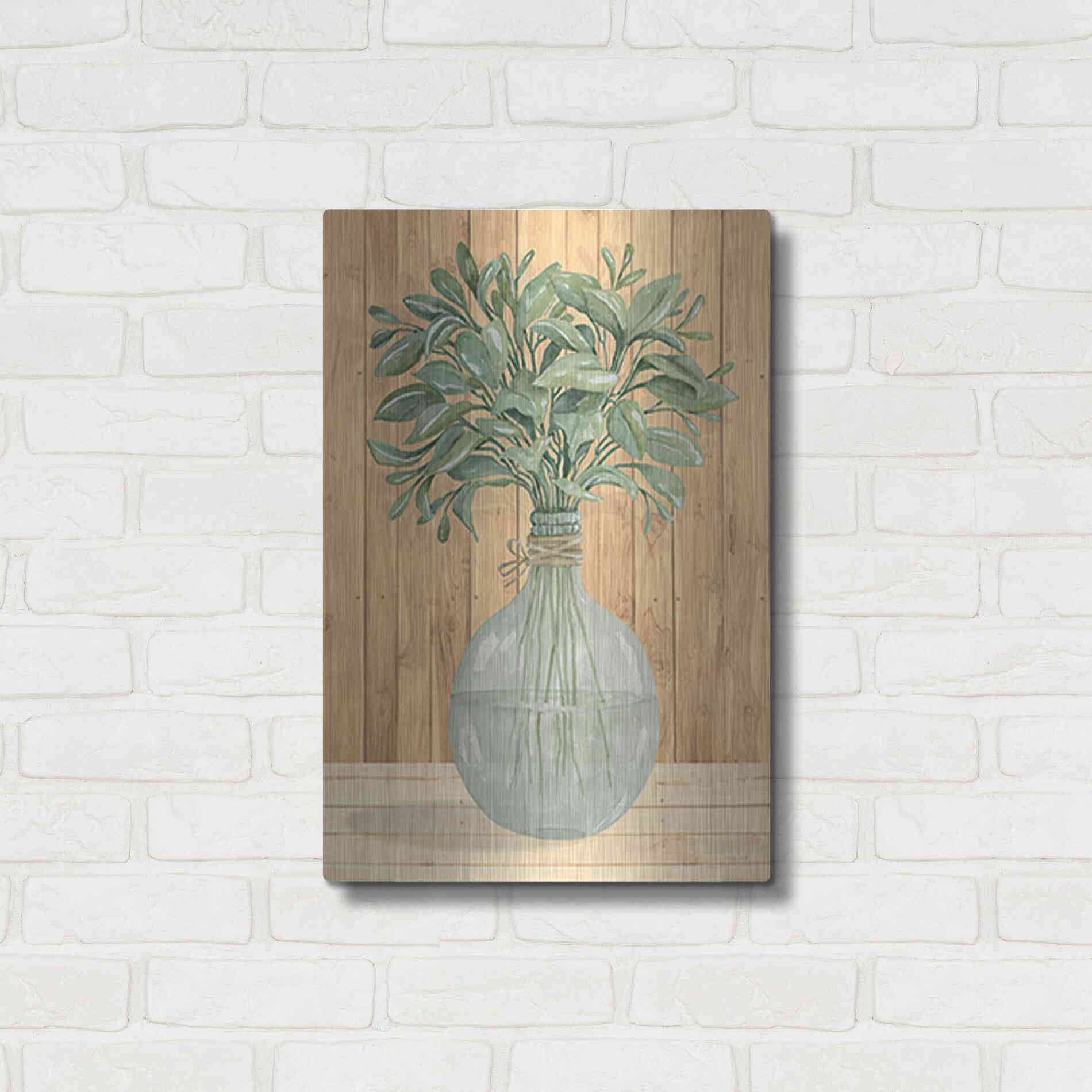 Luxe Metal Art 'Happiness II' by Cindy Jacobs, Metal Wall Art,16x24