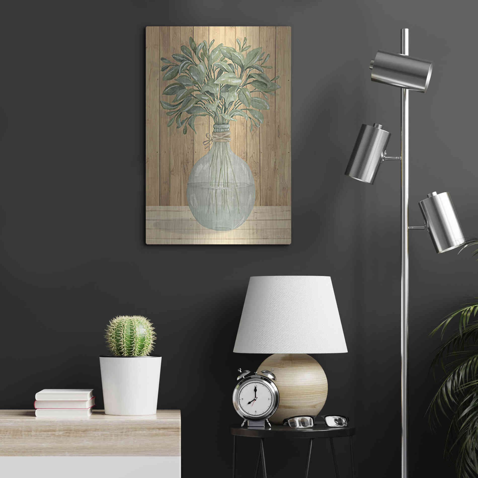 Luxe Metal Art 'Happiness II' by Cindy Jacobs, Metal Wall Art,16x24