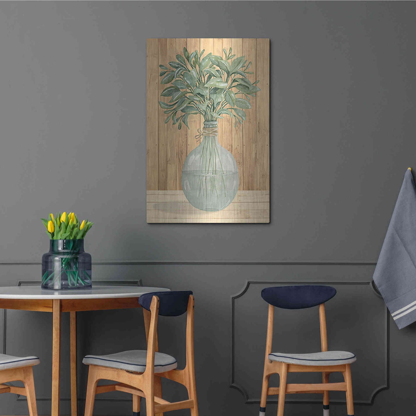 Luxe Metal Art 'Happiness II' by Cindy Jacobs, Metal Wall Art,24x36